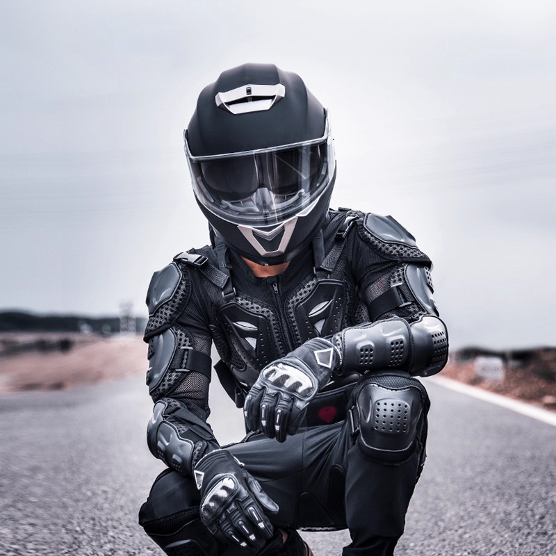 Motorcycle Gear Full Suit - Motosiklet sürüş zırhı, tam vücut düşmeyi