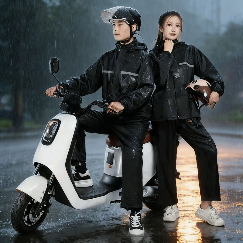 Motorcycle Gear Full Suit - Tam Vücut Fırtına Korumalı Yansıtıcı Yağmurluk,