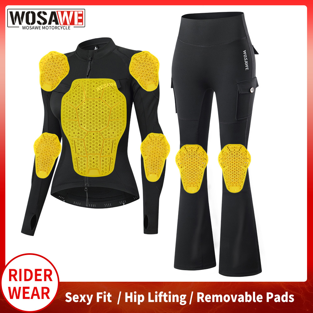 Motorcycle Gear Full Suit - WOSAWE Kadın Motosiklet Ceketi ve Geniş