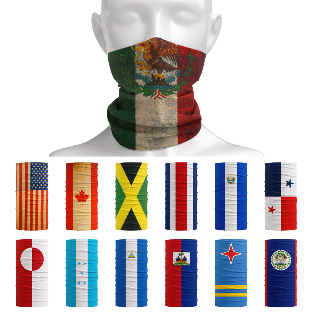 Motorcycle Gear For Men - Kuzey Amerika Ulusal Bayrakları Bandana Kadın