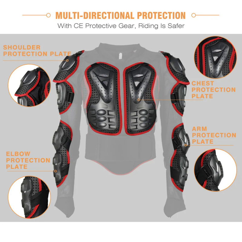 Motokros koruyucu zırh motosik - Motorcycle Gear Full Suit incelemesi ve fiyatı