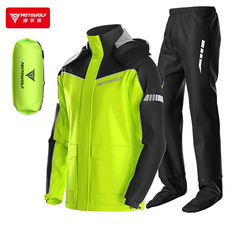 MOTOWOLF Motosiklet Yağmurluk  - Motorcycle Gear For Men incelemesi ve fiyatı