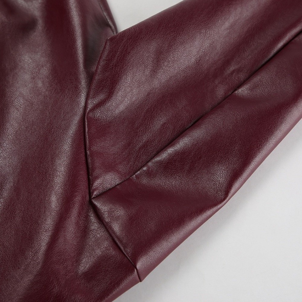 Vintage PU Deri Ceket Mat Yüze - Motorcycle Gear Outfit incelemesi ve fiyatı